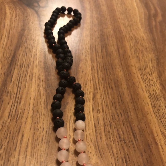HANDMADE ROSE QUARTZ + LAVA MALA - Picture 5 of 5